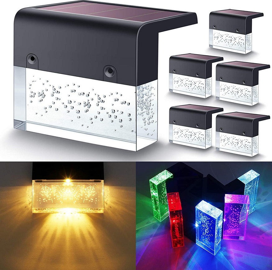 Lampe Solaire LED RGB Étanche — Éclairage Extérieur Jardin & Allée