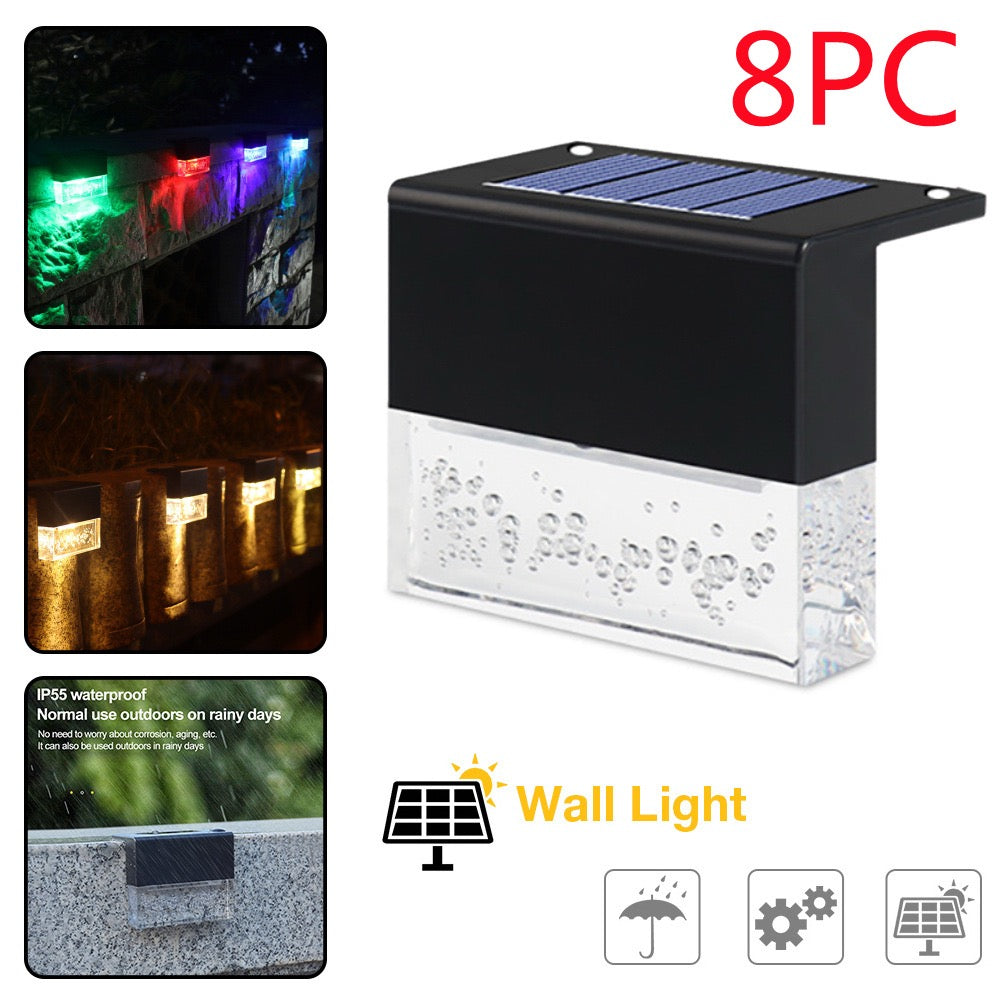 Lampe Solaire LED RGB Étanche — Éclairage Extérieur Jardin & Allée
