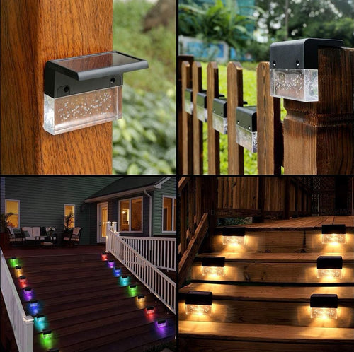 Lampe Solaire LED RGB Étanche — Éclairage Extérieur Jardin & Allée