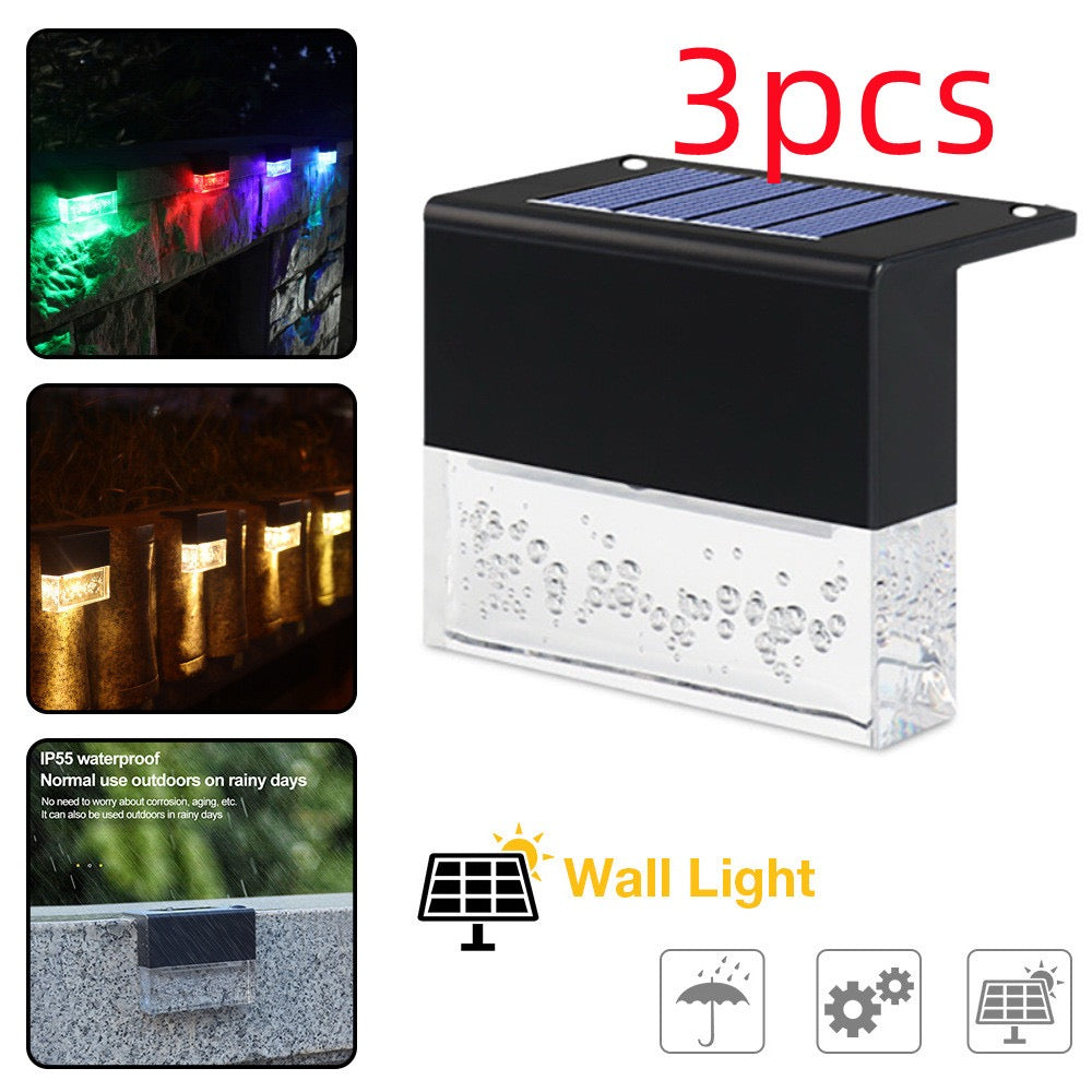 Lampe Solaire LED RGB Étanche — Éclairage Extérieur Jardin & Allée